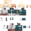 Minecraft skin texture, 64x64 pixels