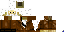 Minecraft skin texture, 64x32 legacy pixels