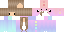 Minecraft skin texture, 64x32 legacy pixels