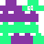 Minecraft skin texture, 64x64 pixels