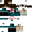 Minecraft skin texture, 64x64 pixels