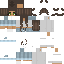 Minecraft skin texture, 64x64 pixels