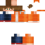 Minecraft skin texture, 64x64 pixels