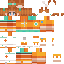 Minecraft skin texture, 64x64 pixels