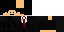 Minecraft skin texture, 64x32 legacy pixels