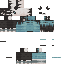 Minecraft skin texture, 64x64 pixels