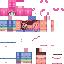 Minecraft skin texture, 64x64 pixels