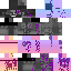 Minecraft skin texture, 64x64 pixels