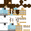 Minecraft skin texture, 64x64 pixels