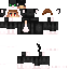 Minecraft skin texture, 64x64 pixels