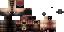 Minecraft skin texture, 64x32 legacy pixels