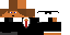 Minecraft skin texture, 64x32 legacy pixels
