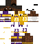 Minecraft skin texture, 64x64 pixels