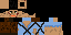 Minecraft skin texture, 64x32 legacy pixels
