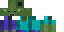 Minecraft skin texture, 64x32 legacy pixels