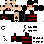 Minecraft skin texture, 64x64 pixels