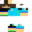 Minecraft skin texture, 64x64 pixels