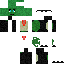 Minecraft skin texture, 64x64 pixels