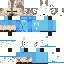 Minecraft skin texture, 64x64 pixels