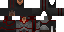 Minecraft skin texture, 64x32 legacy pixels