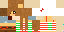 Minecraft skin texture, 64x32 legacy pixels