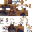 Minecraft skin texture, 64x64 pixels