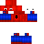 Minecraft skin texture, 64x64 pixels