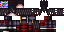 Minecraft skin texture, 64x32 legacy pixels