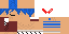 Minecraft skin texture, 64x32 legacy pixels