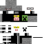 Minecraft skin texture, 64x64 pixels
