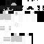 White Minecraft skin texture, 64x64 pixels