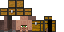 Minecraft skin texture, 64x32 legacy pixels