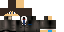 Minecraft skin texture, 64x32 legacy pixels