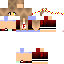 Minecraft skin texture, 64x64 pixels