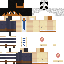 Minecraft skin texture, 64x64 pixels