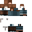 Minecraft skin texture, 64x64 pixels