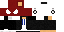 Minecraft skin texture, 64x32 legacy pixels