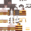 Minecraft skin texture, 64x64 pixels
