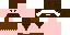 Minecraft skin texture, 64x32 legacy pixels