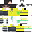 Minecraft skin texture, 64x64 pixels