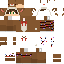 Minecraft skin texture, 64x64 pixels