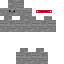 Minecraft skin texture, 64x64 pixels