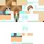 Minecraft skin texture, 64x64 pixels