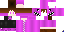 Minecraft skin texture, 64x32 legacy pixels