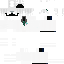 White Minecraft skin texture, 64x64 pixels