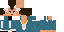 Minecraft skin texture, 64x32 legacy pixels