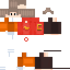 Minecraft skin texture, 64x64 pixels
