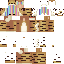 Minecraft skin texture, 64x64 pixels