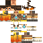 Minecraft skin texture, 64x64 pixels
