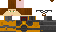 Minecraft skin texture, 64x32 legacy pixels